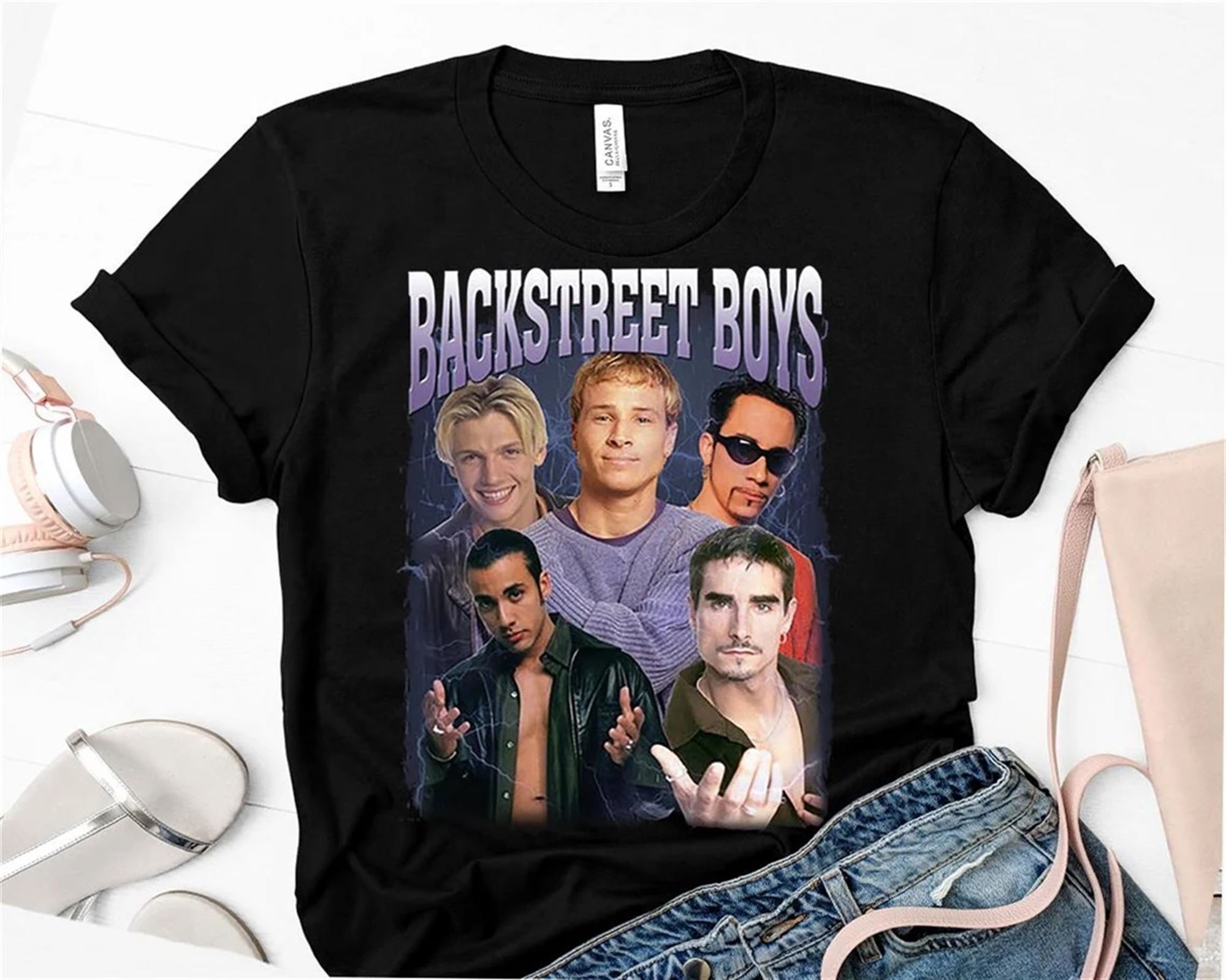 Backstreet Boys Shirt Vintage 90s Music Shirt Fans Shirt Backstreet Boys Band T-shirt Bsb Rock Shirt Vintage Pop Shirt
